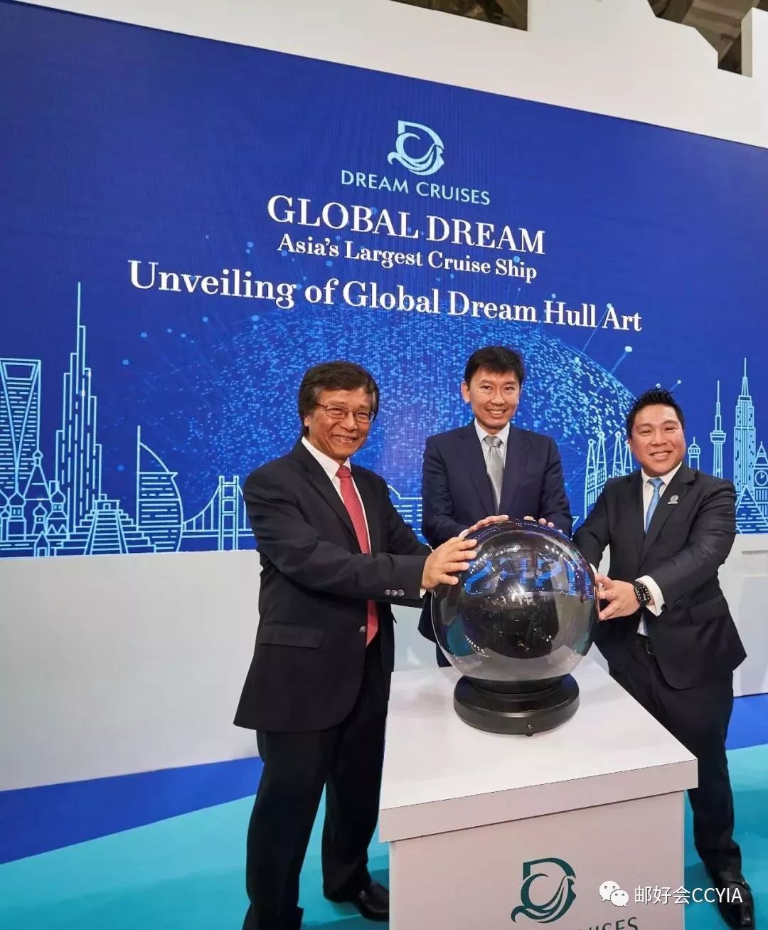 云顶邮轮集团揭晓星梦邮轮「环球梦号」船身彩绘设计-中国邮轮网